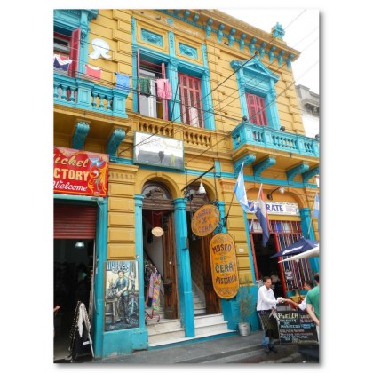 Αφίσα (Αργεντινή, La Boca, Buenos Aires, κτίρια, αγορά, αρχιτεκτονική, μαγαζί)